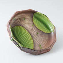 將圖片載入圖庫檢視器 【美濃燒】蓮葉圓形花瓶 9.45吋