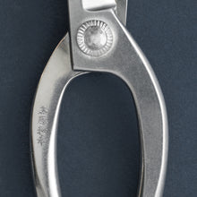 Laden Sie das Bild in den Galerie-Viewer, Kazuyuki Ishihara Signature Stainless Steel Ikenobo Scissors 6.5" (165mm)
