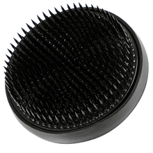 將圖片載入圖庫檢視器 close up of the round black kenzan in oblique position