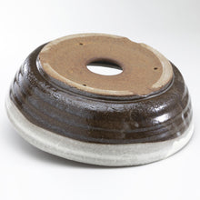 Load image into Gallery viewer, [ Shigaraki Series ] White Stripe Glazed Bonsai Pot 8.2&quot; (210 mm)

