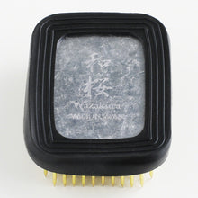 Load image into Gallery viewer, vie of the back of rectangular kenzan with the rubber gasket on
