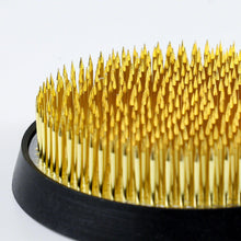 將圖片載入圖庫檢視器 close up on the needle of the dense ikebana kenzan