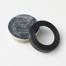 Laden Sie das Bild in den Galerie-Viewer, 2PCS Japanese Ikebana Essential Tool Set Brass Kenzan & White Stripe Terracotta - Wazakura Japan