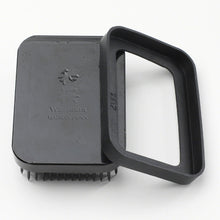 將圖片載入圖庫檢視器 3.2 x 2.2" (83x58mm) Long Rectangular Black Ikebana Kenzan - Wazakura Japan