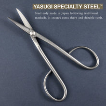 Laden Sie das Bild in den Galerie-Viewer, Stainless Yasugi Steel Made in Japan Twig Bonsai Scissors 8.27" - Wazakura Japan