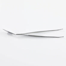 Laden Sie das Bild in den Galerie-Viewer, Bonsai Curved Tip Tweezer with Spatula 8-1/4"(210mm) - Wazakura Japan