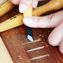 Laden Sie das Bild in den Galerie-Viewer, Bevel Skewed Carving Chisel - Wazakura Japan