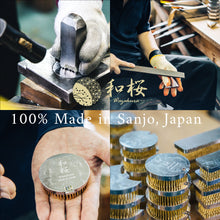 Load image into Gallery viewer, 4 images representing the japanese kenzan handmade production
