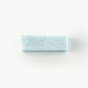 horizontal view of the Fine grade sap eraser