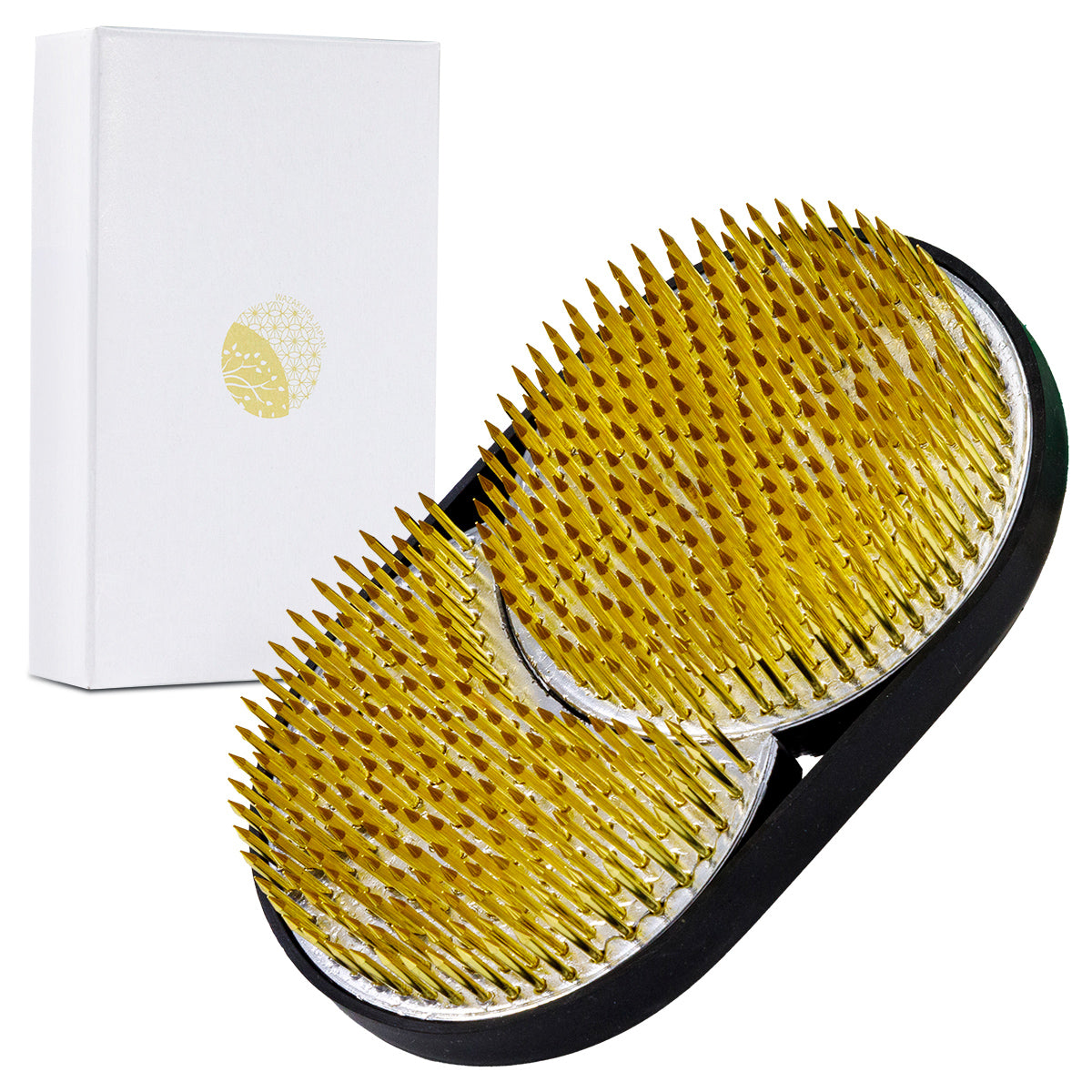 Sun and Moon Ikebana Kenzan, Pin Frog Japanese Flower Holder for