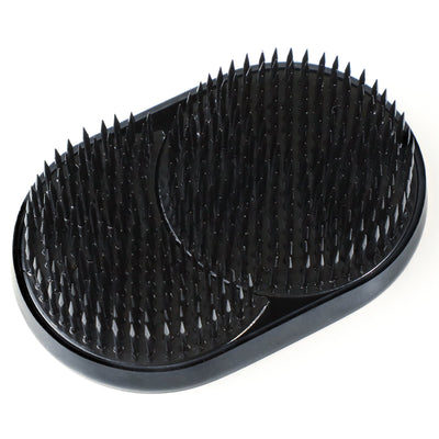 Sun and Moon shaped black kenzan