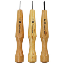 Load image into Gallery viewer, 3PCS 1.5mm Woodworking Chisel Kit
