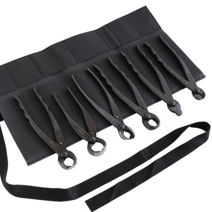 6 PCS Bonsai Cutters Kit on the Roll Case