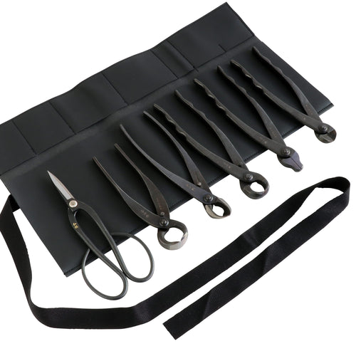 4 cutters with yasugi ashinaga scissors and roll case 