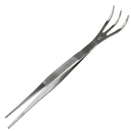 Bonsai Curved Tip Tweezer with Rake 8.6"(220mm) - Wazakura Japan