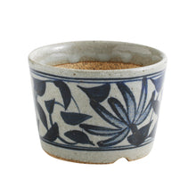 Load image into Gallery viewer, Karakusa Banko Series Blue and White bonsai pot
