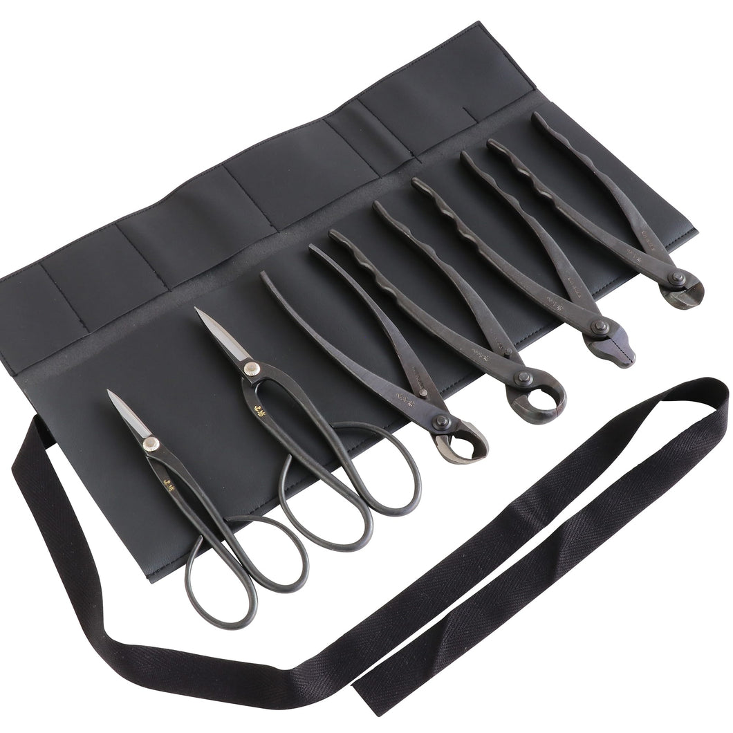6PCS Bonsai Professional Tool Kit [ Ashinaga & Satsuki Scissors + 4 Cutters ]