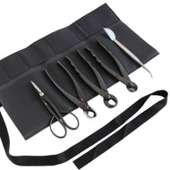 5PCS Bonsai Tool Kit [ Satsuki Scissors + 3 Cutters + Tweezers] - Wazakura Japan