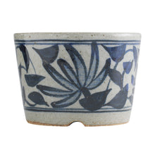 Load image into Gallery viewer, Karakusa Bonsai Pot with white background
