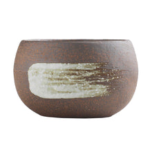 Load image into Gallery viewer, [ Banko Series ] Small Bonsai Pot Bowl 3.8&quot; (100mm) White Brush
