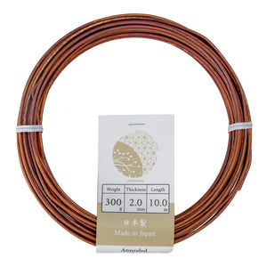 Annealed Copper Bonsai Training Wire 300g, 1.2mm - 2.0mm