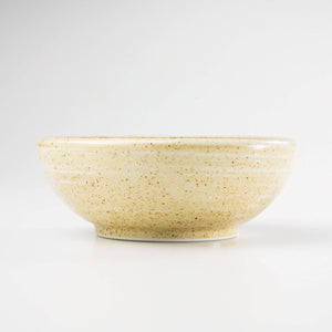 [ Minoyaki Series ] Small Ikebana Vase Round 5"(128mm) Sand Beige