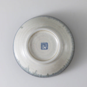 [ Minoyaki Series ] Small Ikebana Vase Round 5"(128mm) White and Blue