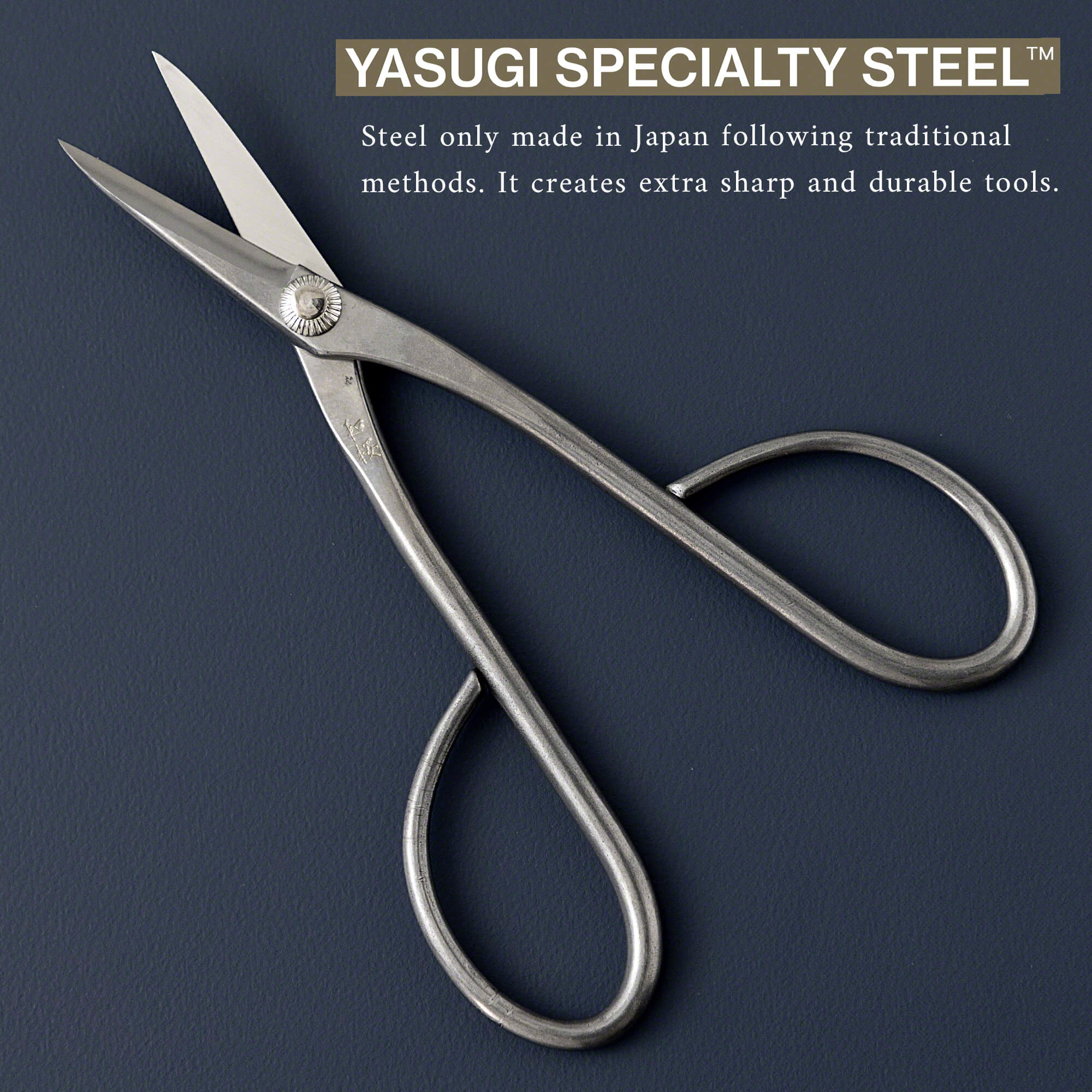 KENKIKUSUI Yasuki Blue Steel #1, Hanabasami Flower Scissors