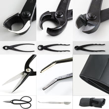 Load image into Gallery viewer, 5PCS Bonsai Tool Kit [ Ashinaga Scissors + 3 Cutters + Tweezers]
