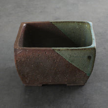 Load image into Gallery viewer, [ Tokoname Series ] Rectangular Glazed Bonsai Pot 5.3&quot;(135 mm)

