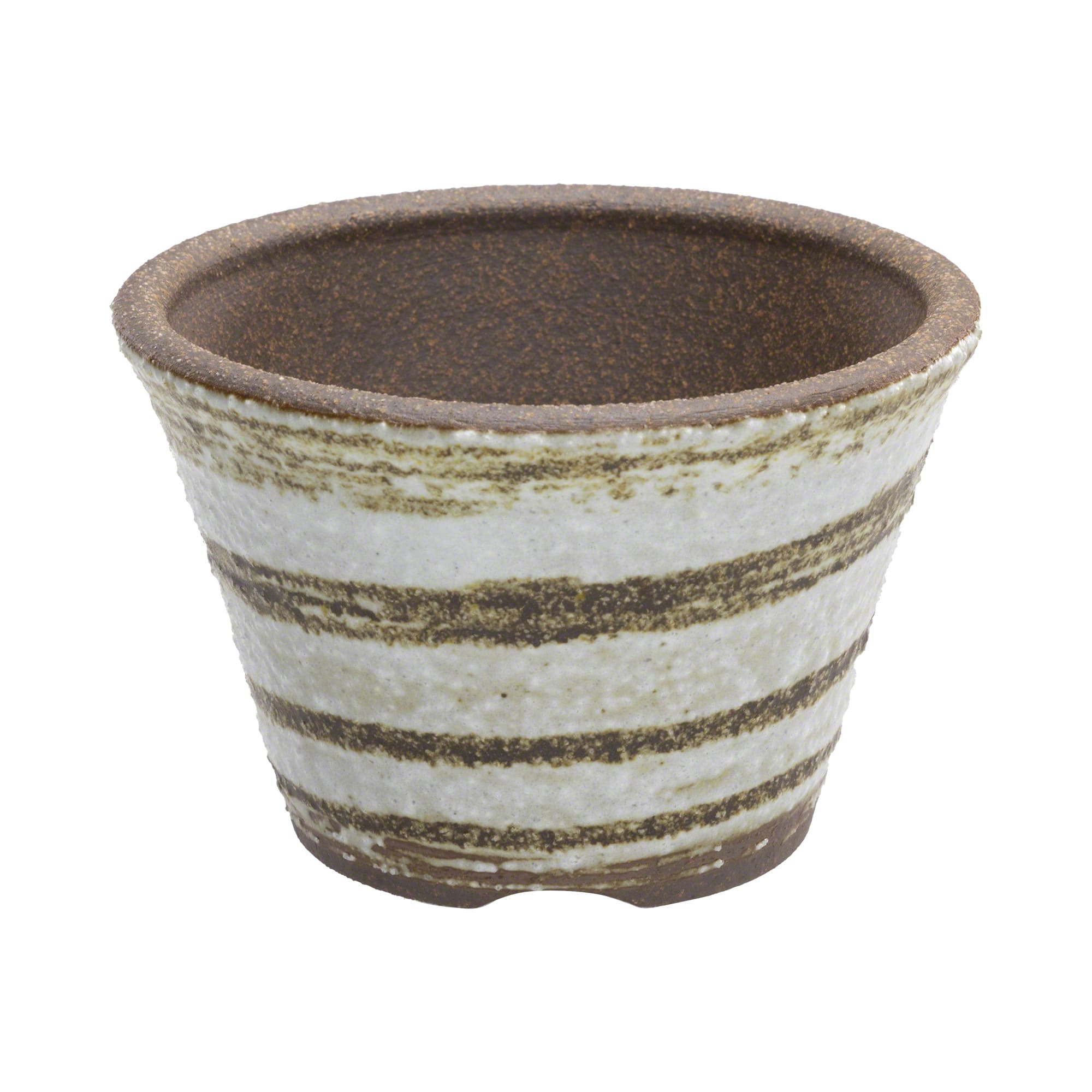 Banko Small Rounded Bonsai Pot 4.3" (110mm) MADE IN JAPAN  Wazakura Japan