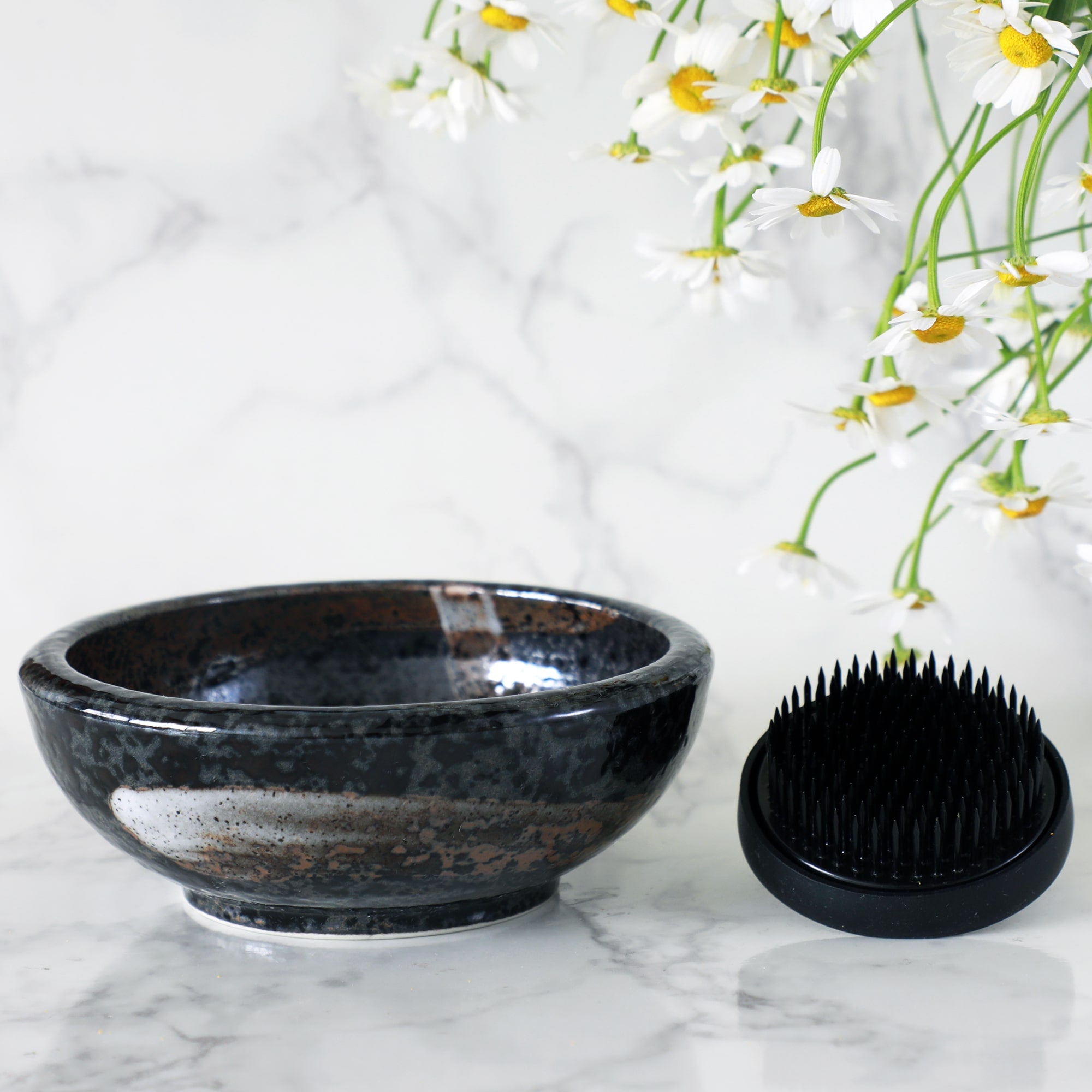 2 Colors Ceramic Kenzan/flower Arrangement/ikebana Vase/kenzan