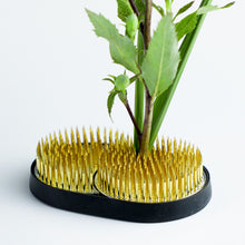 Load image into Gallery viewer, 3-3/4&quot;x2-1/4&quot;(93x59mm) Sun and Moon Ikebana Kenzan
