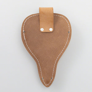 Back view of the Leather holster showing the belt loop