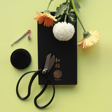 Load image into Gallery viewer, 3PCS Japanese Ikebana Essential Tool Set Koryu Black Kenzan

